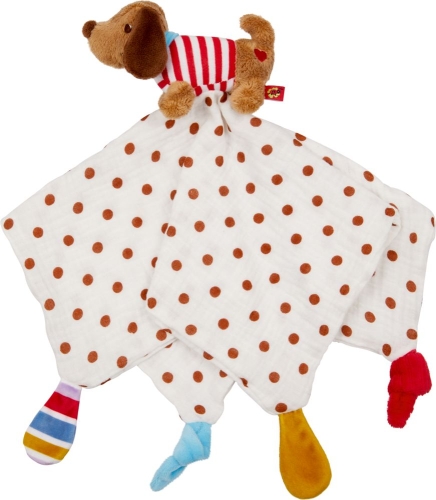 Blanket for hugs Dachshund Baby Charm 34x34cm, Die Spiegelburg (18407) / Sleepers Kids Republic Blanket for hugs Dachshund Baby Charm 34x34cm, Die Spiegelburg (18407) / Sleepers