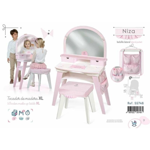 Дитячий деревяний туалетний столик (великий),DeCuevas (57461) / Меблі дитячі № 4 Kids Republic Дитячий деревяний туалетний столик (великий),DeCuevas (57461) / Меблі дитячі № 4