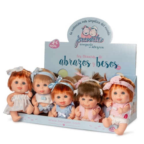 Dolls with hair, in assortment-Display, Berjuan (01245) / Sandbox Kids Republic Dolls with hair, in assortment-Display, Berjuan (01245) / Sandbox