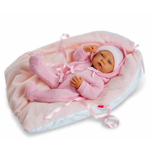 Nina Newborn Doll in Pink Jumpsuit, Berjuan (81025) / Sandbox Kids Republic Nina Newborn Doll in Pink Jumpsuit, Berjuan (81025) / Sandbox