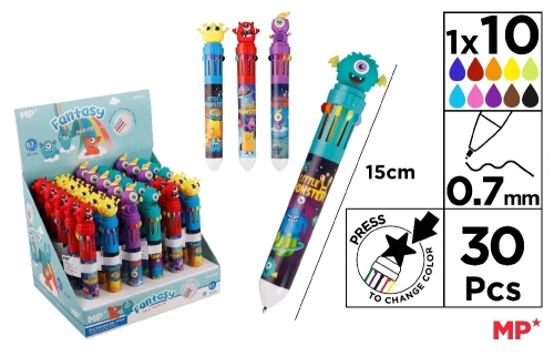 Multi-colored ballpoint pen, Madrid Papel (39329) / Sandbox Kids Republic Multi-colored ballpoint pen, Madrid Papel (39329) / Sandbox