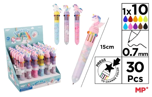 Multi-colored ballpoint pen, Madrid Papel (39336) / Sandbox Kids Republic Multi-colored ballpoint pen, Madrid Papel (39336) / Sandbox