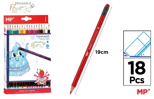 Set of colored pencils, watercolor, 18 pcs, Madrid Papel (47862) / Sandbox Kids Republic Set of colored pencils, watercolor, 18 pcs, Madrid Papel (47862) / Sandbox