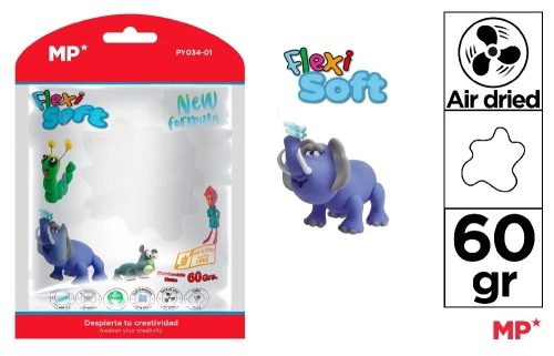 Modeling paste, white 60g, Madrid Papel (53375) / Sandbox Kids Republic Modeling paste, white 60g, Madrid Papel (53375) / Sandbox
