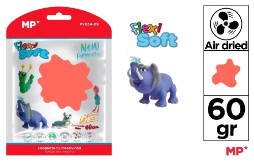 Modeling paste, neon red 60g, Madrid Papel (53450) / Sandbox Kids Republic Modeling paste, neon red 60g, Madrid Papel (53450) / Sandbox