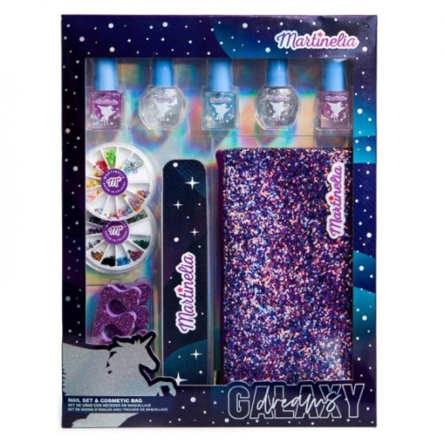 Manicure set with cosmetic bag GALAXY DREAMS, Martinelia (91737) / Sandbox № 2 Kids Republic Manicure set with cosmetic bag GALAXY DREAMS, Martinelia (91737) / Sandbox № 2