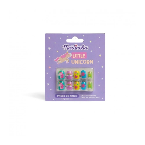 Набор из 10 накладных ногтей Little Unicorn с клеем Press-On, для девочек, Martinelia (94165) / Sandbox № 3 Kids Republic Набор из 10 накладных ногтей Little Unicorn с клеем Press-On, для девочек, Martinelia (94165) / Sandbox № 3