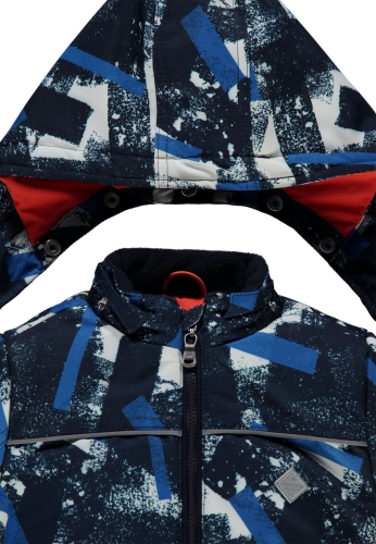 Зимний комбинезон для мальчика (цвет темно-синий с белым) р.86, Kanz (12627) / Одежда детская № 3