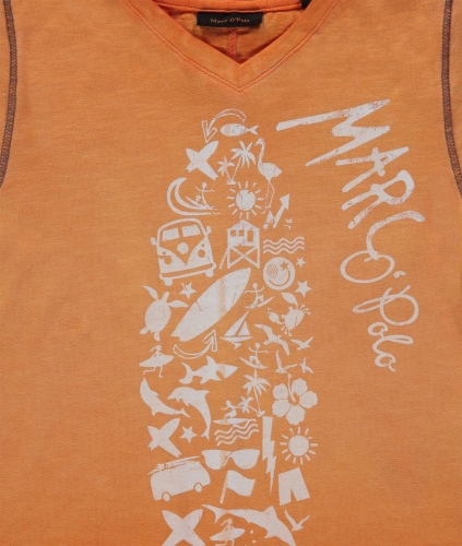 Футболка для хлопчика колір помаранчевий розмір 110, Marc OPolo (52514) / Дитячий одяг № 3