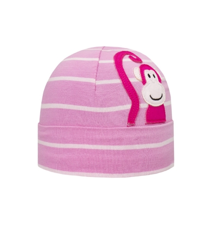 Головний убір дитячий колір рожевий розмір 49, Dolli (39525) / Дитячий одяг