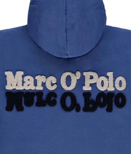Hoodie with a zipper for a boy color blue size 158/164, Marc OPolo (53474) / Clothes for Kids № 3
