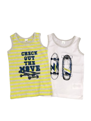 Майка для мальчика цвет белый размер 152, Kanz (38493) / Одежда детская