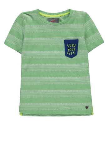 T-shirt for a boy color green size 128, Kanz (84389)