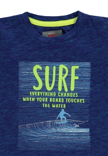 Футболка для мальчика цвет синий размер 128, Kanz (85447) / Одежда детская № 3