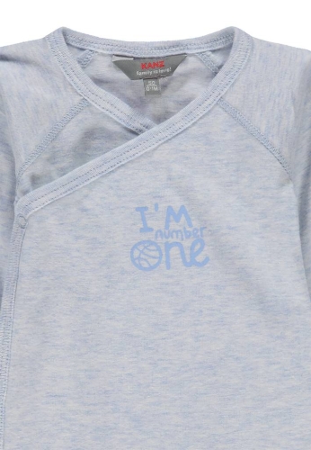 Боді для хлопчика колір блакитний розмір 74, Kanz (97716) / Дитячий одяг № 3