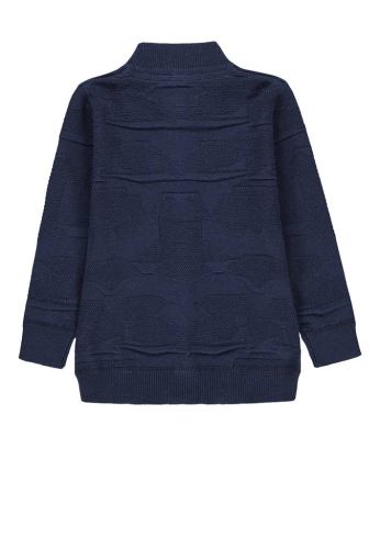 Кардиган для мальчика на молнии (цвет темносиний) р.92, Kanz (11276) / Одежда детская № 2