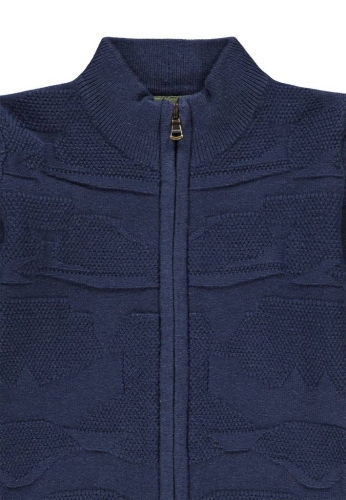 Кардиган для мальчика на молнии (цвет темносиний) р.92, Kanz (11276) / Одежда детская № 3