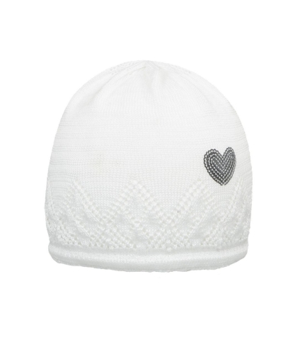 Головний убір дитячий колір білий розмір 53, Dolli (71686) / Дитячий одяг