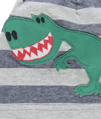 Hat for a boy color gray size 47, Dolli (70993) / Clothes for Kids № 3