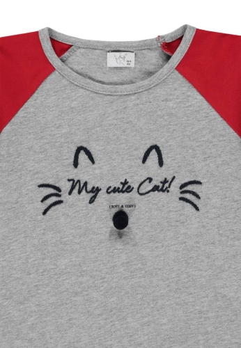 Лонгслив для девочки цвет серый размер 164, Konigsmuhle (98683) / Одежда детская № 3