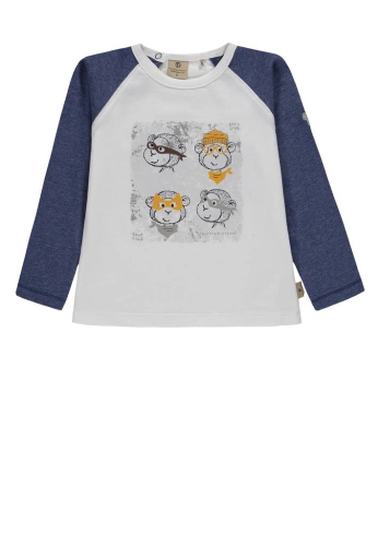 Longsleeve for boy color gray size 128, Bellybutton (06012) / Clothes for Kids