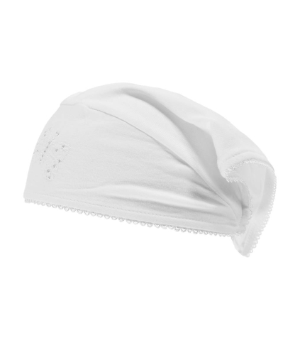 Головний убір дитячий колір білий розмір 49, Dolli (23149) / Дитячий одяг
