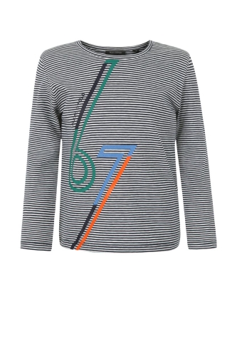 Лонгслив для мальчика полосатый размер 98, Marc OPolo (84263) / Одежда детская