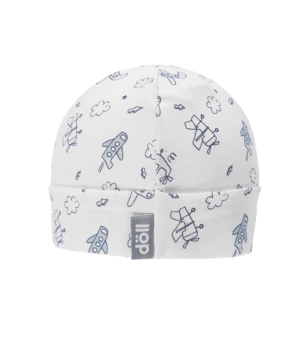 Головний убір дитячий колір білий розмір 45, Dolli (27260) / Дитячий одяг № 2