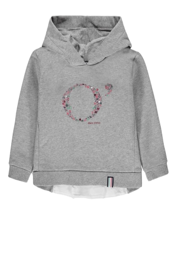 Hoodie for girls color gray size 104, Marc OPolo (15083) / Clothes for Kids