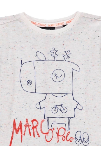 Лонгслів для хлопчика колір білий розмір 98, Marc OPolo (14468) / Дитячий одяг № 3
