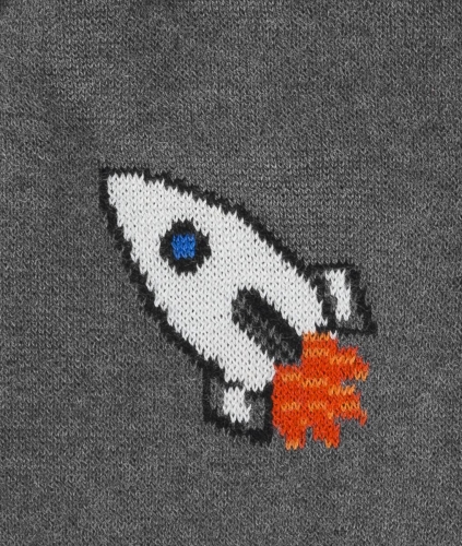 Шлем для мальчика (цвет серый) р.47, Dolli (49040) / Одежда детская № 2