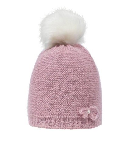 Шапка для дівчинкиКвітка(колір рожевий ) р.55, Dolli (49149) / Дитячий одяг