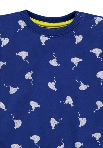 Свитшот для хлопчика колір синій розмір 86, Kanz (13898) / Дитячий одяг № 3