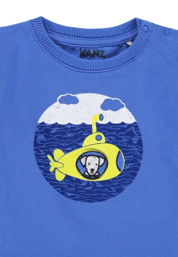 Футболка для хлопчика колір блакитний розмір 80, Kanz (13959) / Дитячий одяг № 3