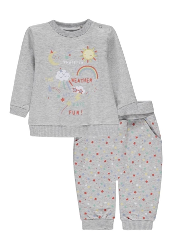 Костюм унісекс колір сірий розмір 68, Kanz (13027) / Дитячий одяг