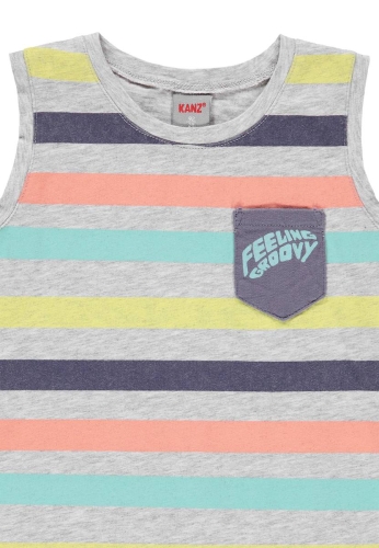 Майка для хлопчика смугаста розмір 92, Kanz (14048) / Дитячий одяг № 3