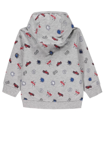 Hoodie with a zipper for a boy color gray size 86, Kanz (37368) / Clothes for Kids № 2