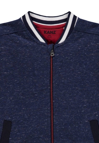 Худі на блискавці для хлопчика колір синій розмір 98, Kanz (36070) / Дитячий одяг № 3