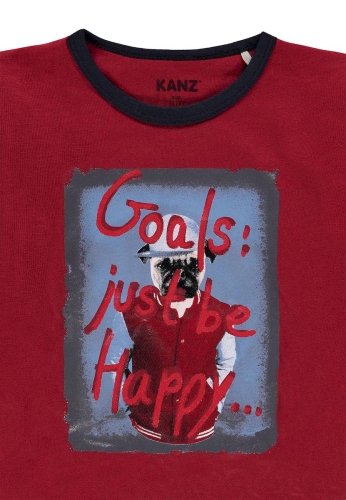 Лонгслив для хлопчика колір червоний розмір 122, Kanz (36071) / Дитячий одяг № 3