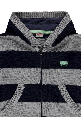 Кардіган для хлопчика на блискавці з капюшоном р.86/92, Kanz (40078) / Дитячий одяг № 3