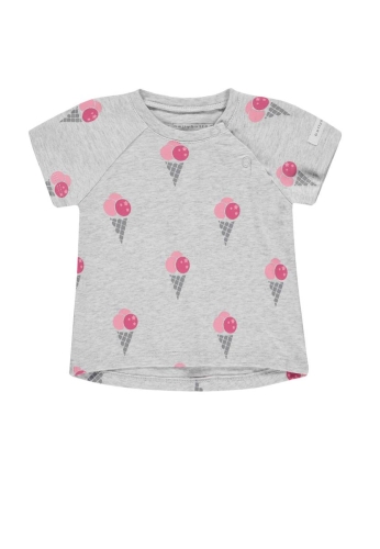 Футболка для дівчинки колір сірий розмір 86, Bellybutton (20346) / Дитячий одяг
