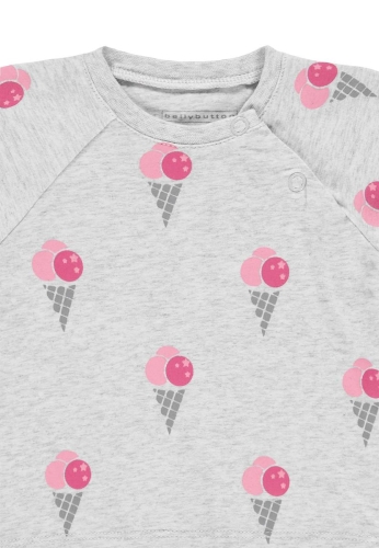 Футболка для дівчинки колір сірий розмір 86, Bellybutton (20346) / Дитячий одяг № 3