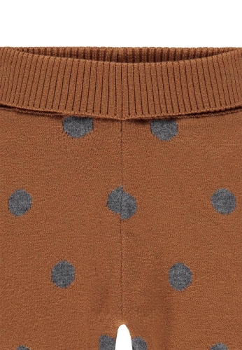 Леггинсы для девочки Горох (цвет коричневый) р.62/68, Bellybutton (30512) / Одежда детская № 3