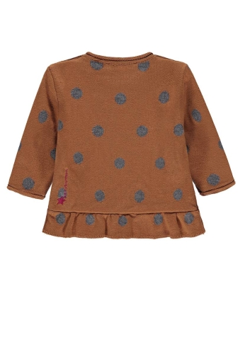 Светр для дівчинки Горох(колір коричневий) р.62/68, Bellybutton (30543) / Дитячий одяг № 2