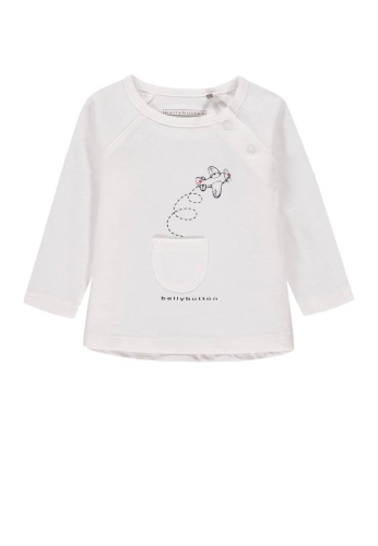 Лонгслив для хлопчика колір молочний розмір 92, Bellybutton (31595) / Дитячий одяг