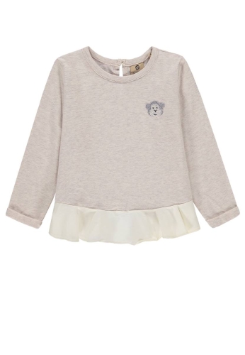 Longsleeve for girls color beige size 98, Bellybutton (29424) / Clothes for Kids