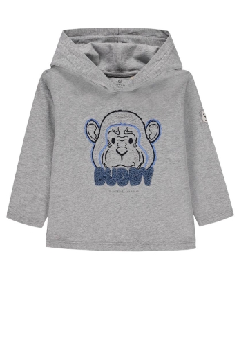 Худи для хлопчика колір сірий розмір 116, Bellybutton (29769) / Дитячий одяг