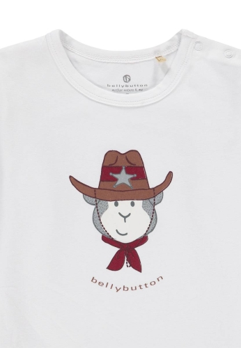 Лонгслив унісекс колір білий розмір 116, Bellybutton (30031) / Дитячий одяг № 3