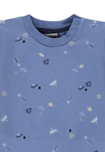 Свитшот для хлопчика колір блакитний розмір 74, Kanz (68928) / Дитячий одяг № 3