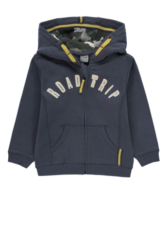 Jacket with a zipper for a boy (color dark gray) s.128, Kanz (69673)